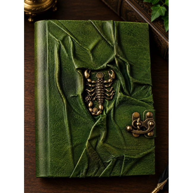 13cm x 18cm middle leather notebook -3